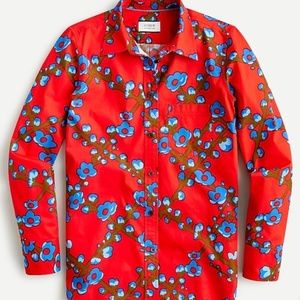 JCrew Collection Classic-fit Shirt in Lattice Floral - AW202